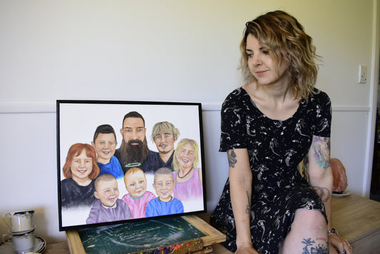 Canvas Family Portrait