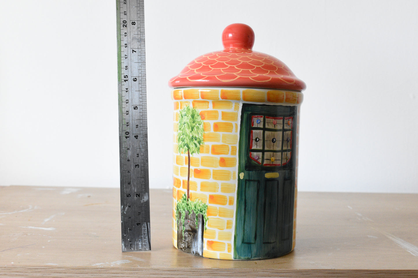 Upcycled Cottage Cookie Jar