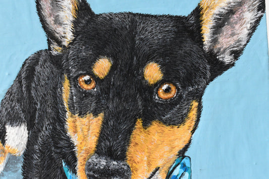 Small Scale Wood Pet Portrait