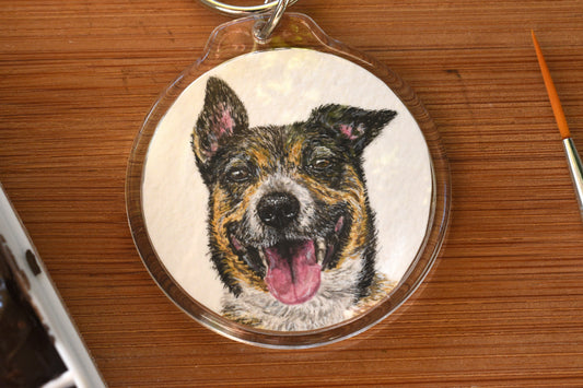 Keychain Pet Portrait