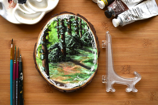 Woodland Forest Wood Slice