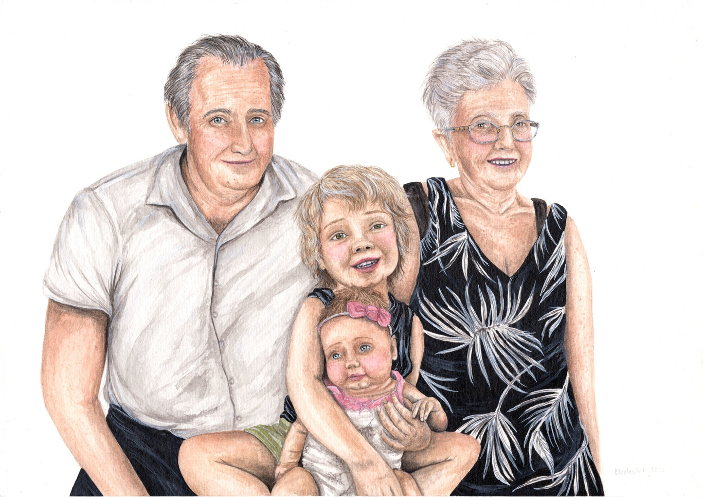 Paper Family Portrait