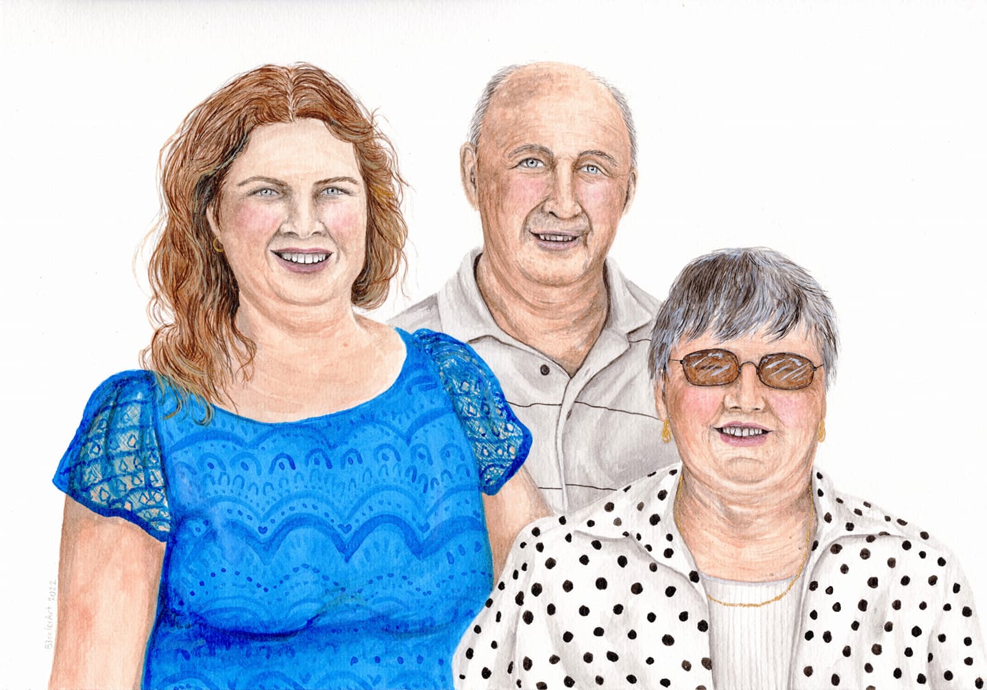 Paper Family Portrait