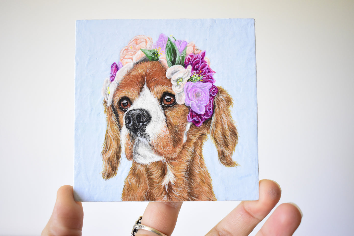 Small Scale Wood Pet Portrait