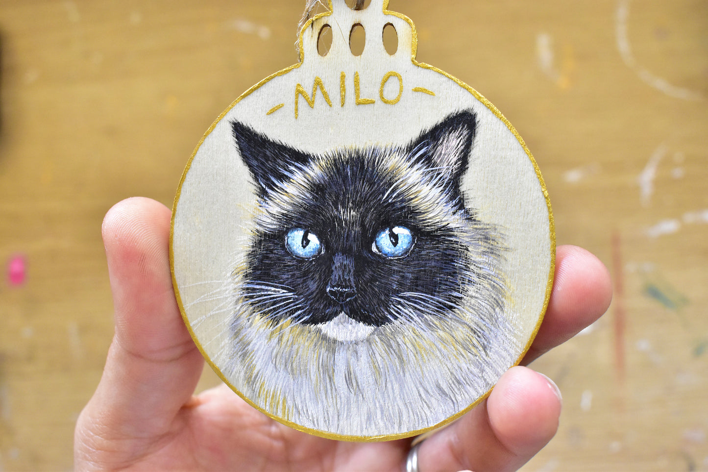 Plywood Pet Ornament