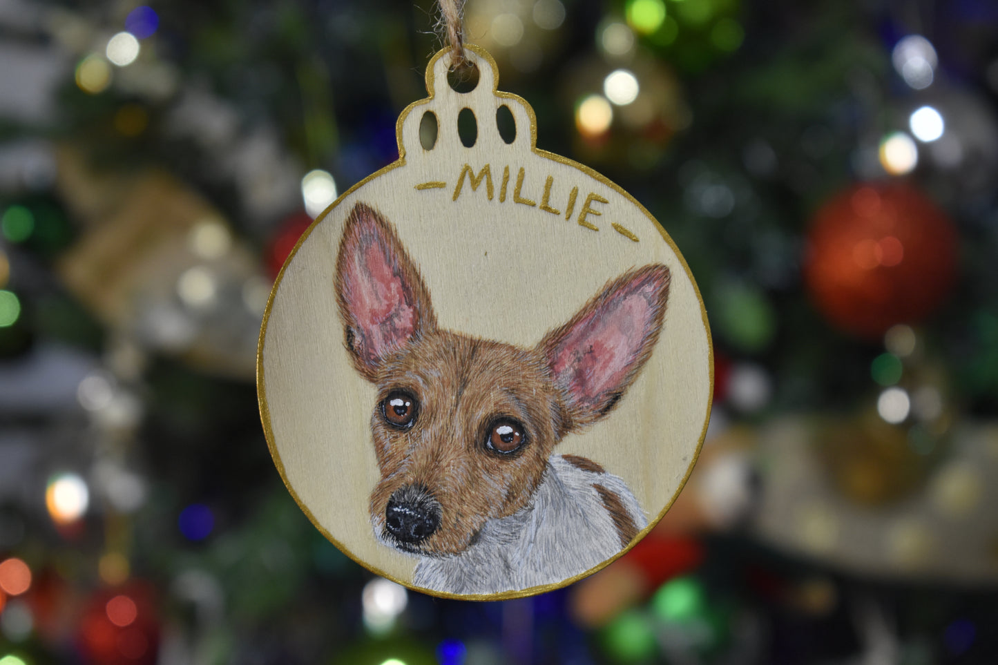 Plywood Pet Ornament