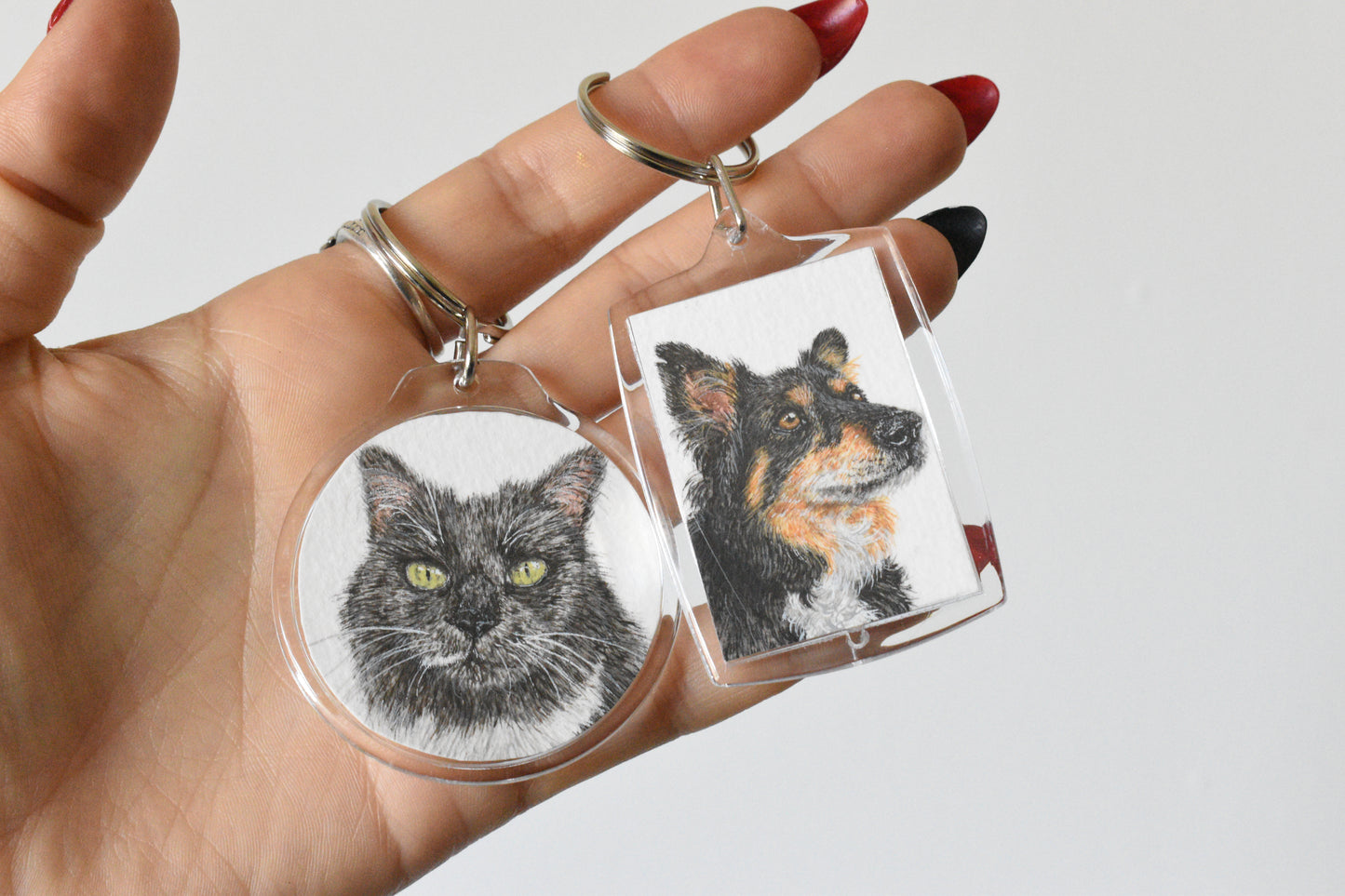 Keychain Pet Portrait