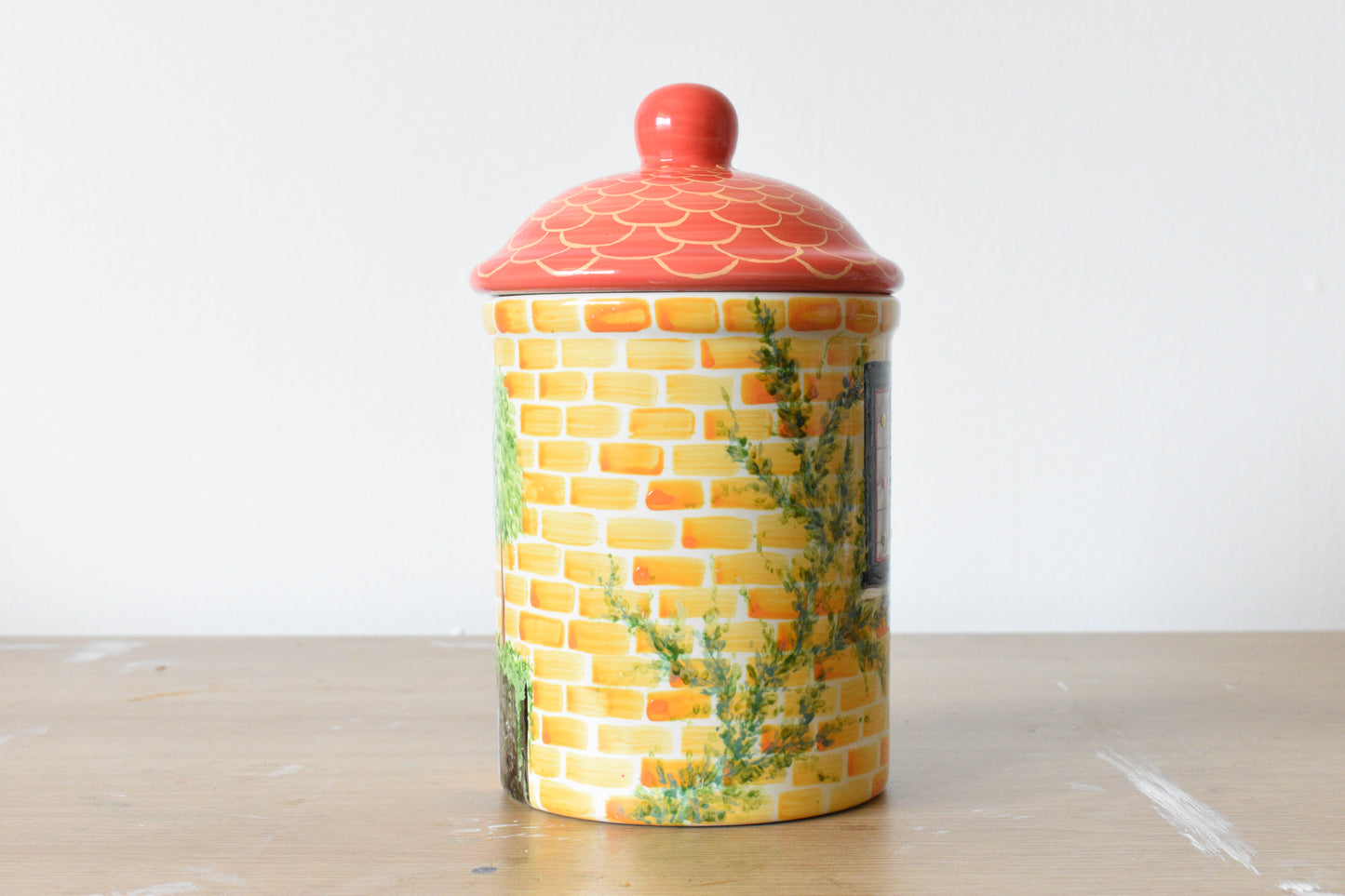 Upcycled Cottage Cookie Jar