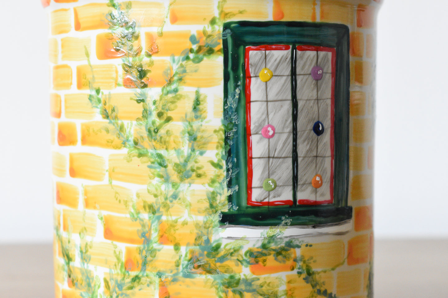 Upcycled Cottage Cookie Jar