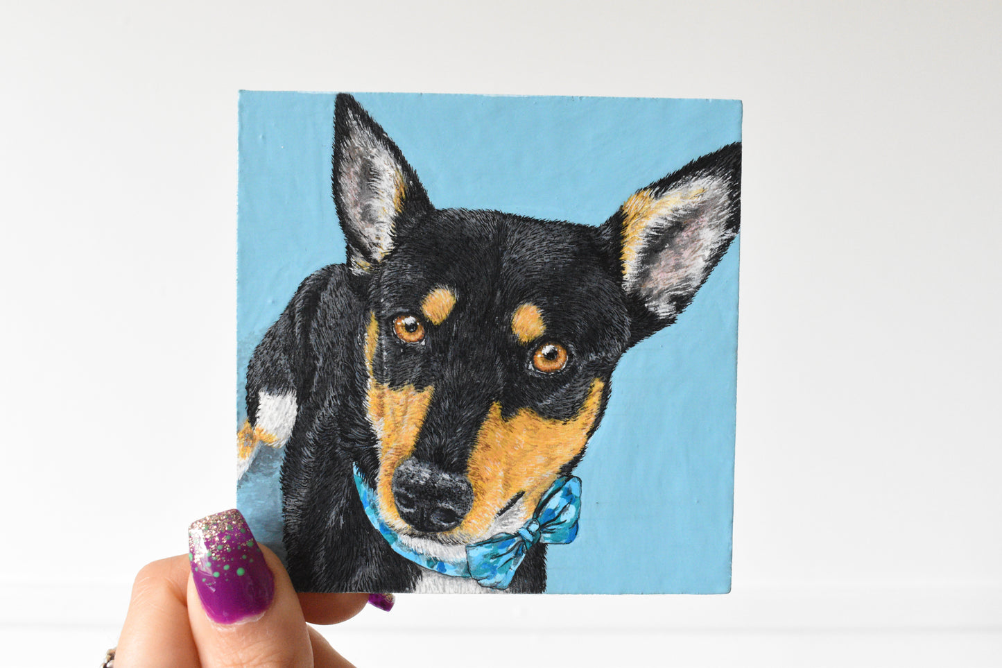 Small Scale Wood Pet Portrait