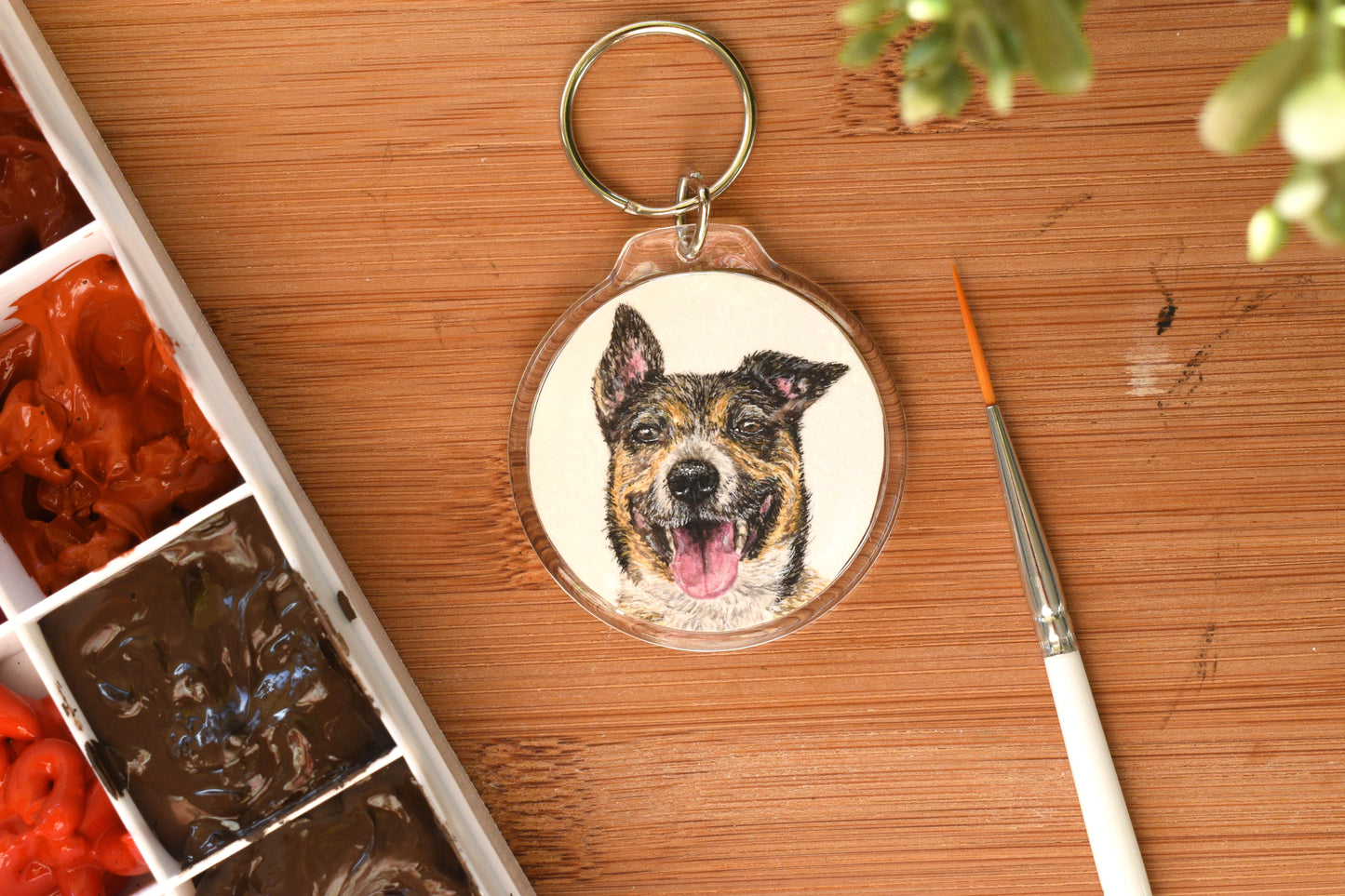 Keychain Pet Portrait