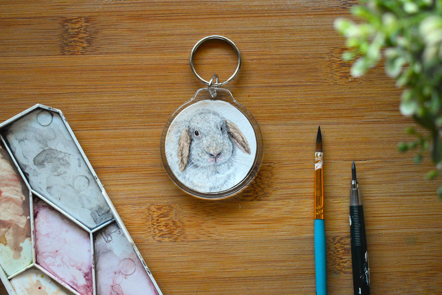 Keychain Pet Portrait
