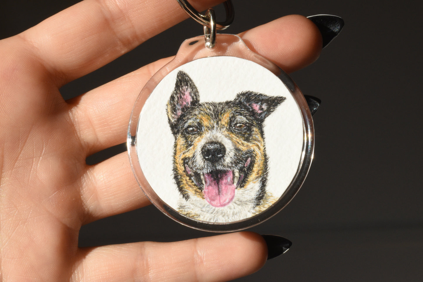 Keychain Pet Portrait