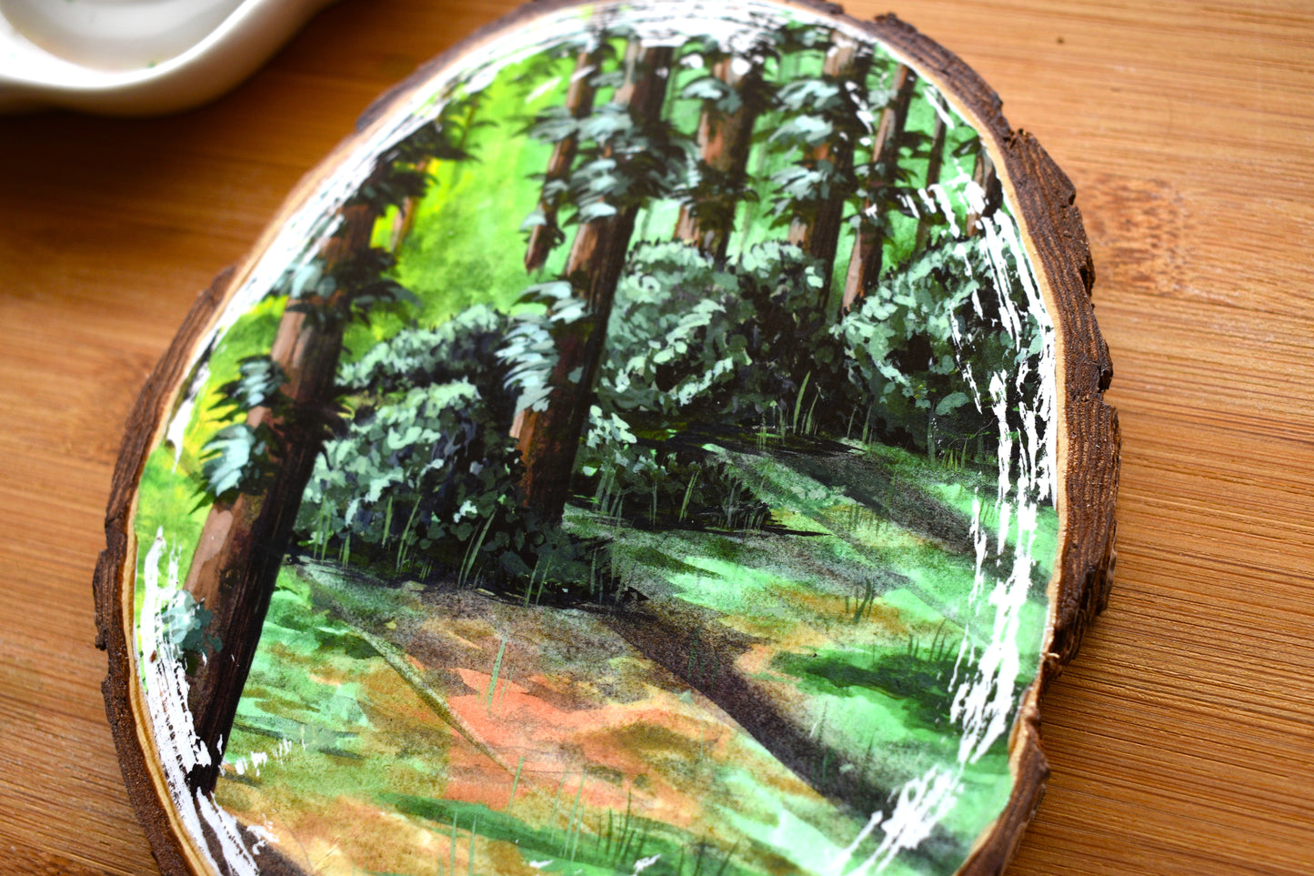 Woodland Forest Wood Slice